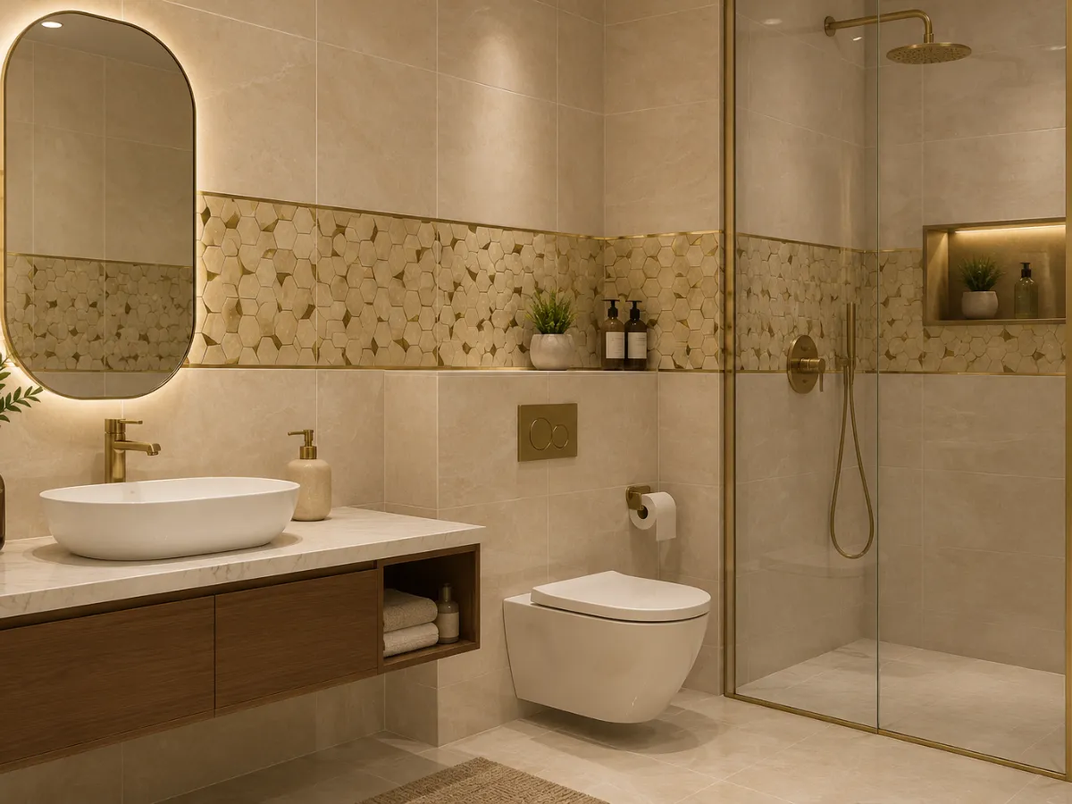 Highlighter Tiles: One Strip, Entire Room Transformed
